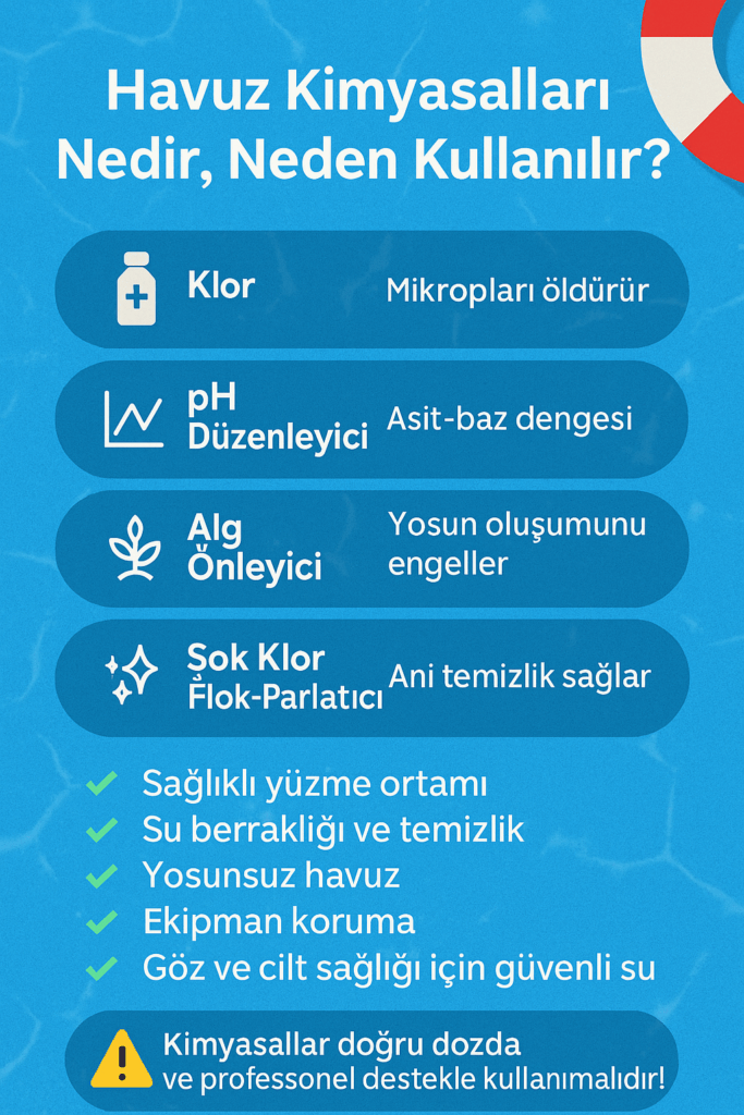 Havuz Kimyasalları Neden Kullanılmalıdır?