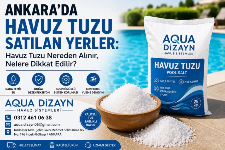 Ankara'da Havuz Tuzu Satılan Yerler