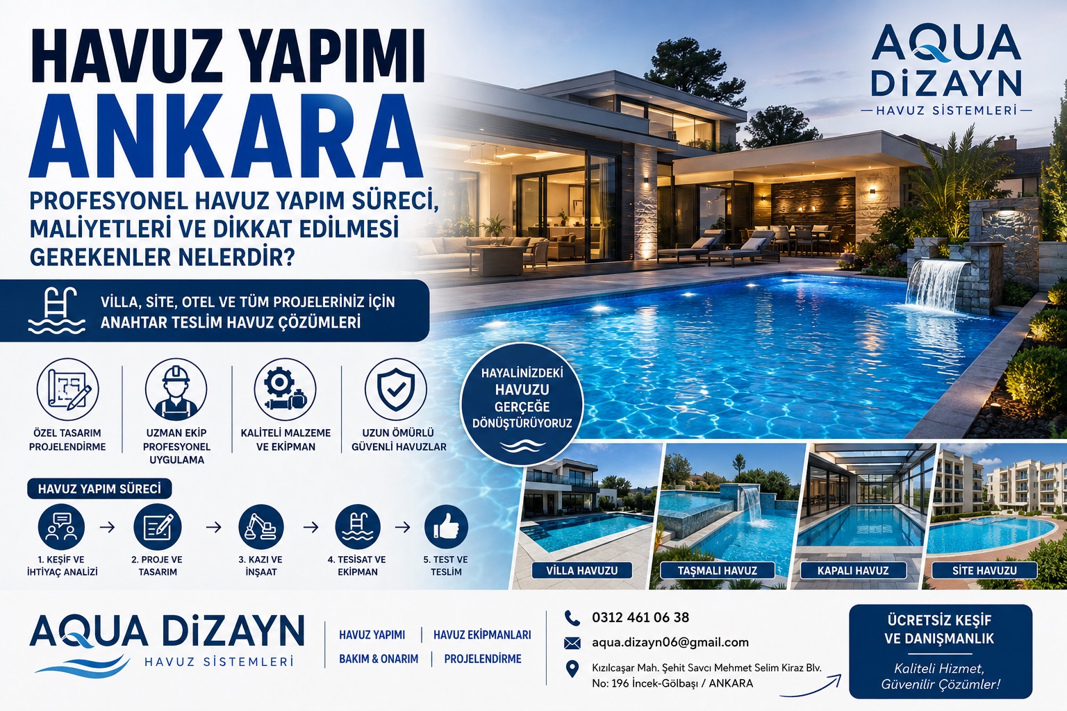 Havuz Yapımı Ankara